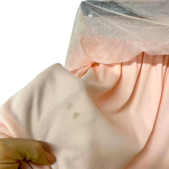 DKNY Girls Sparkly Silver Star Tulle Skirt - Picture 5 of 8